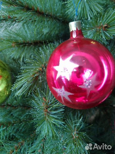 Шары новогодние, стекло, СССР