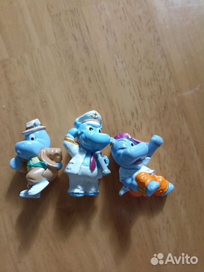 Бегемотики киндер 3 штуки