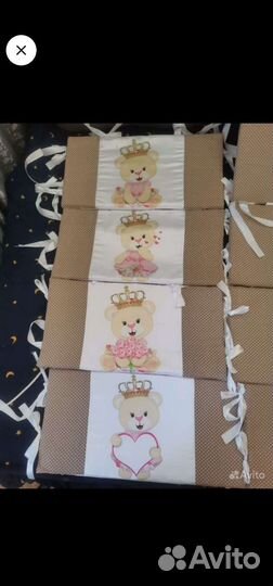 Бортики в детскую кроватку