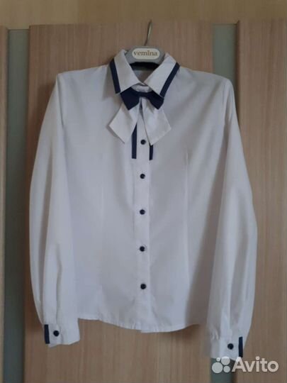 Блузка школьная для девочки рост 134
