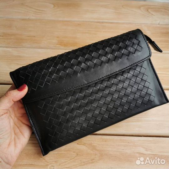 Мужская кожаная сумка bottega veneta