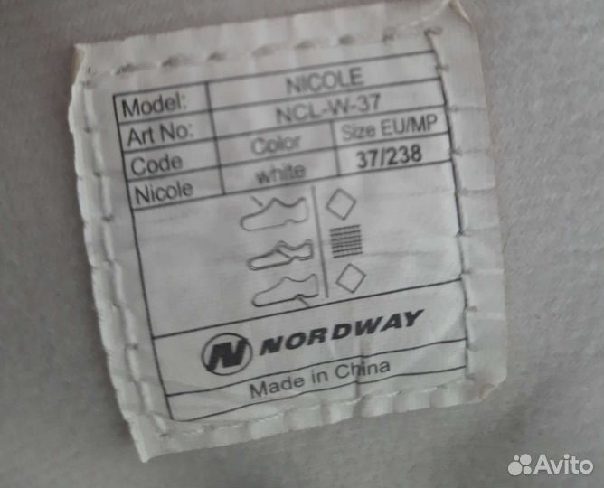 Коньки женские 37