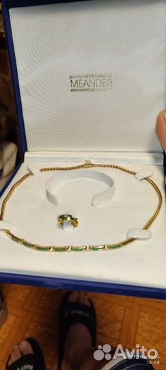 Колье и серьги