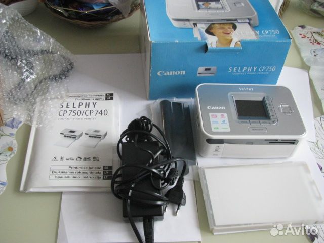 Портативный фотопринтер canon selphy CP 750