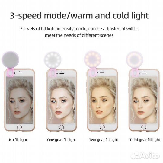 Кольцевой светодиод для селфи