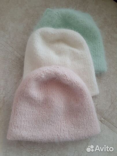 Шапка из пуха норки бини