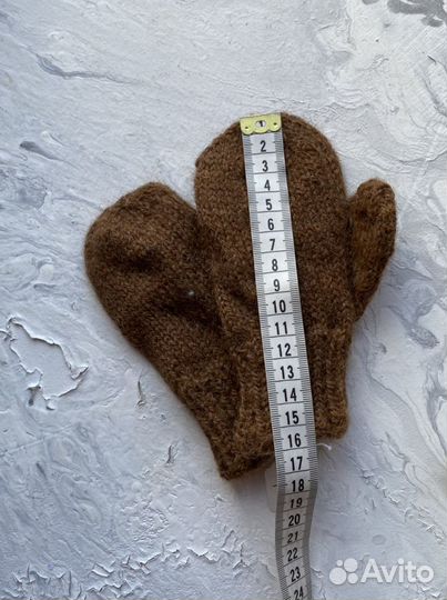 Новые варежки из альпаки