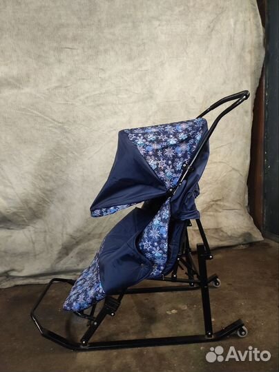 Детские санки коляска