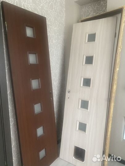 Двери межкомнатные 600 с коробкой бу