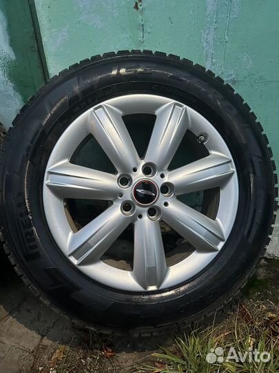 Зимние колеса на mini cooper r17