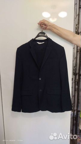 Костюм (школьная форма) H&M синий для мальчика 170