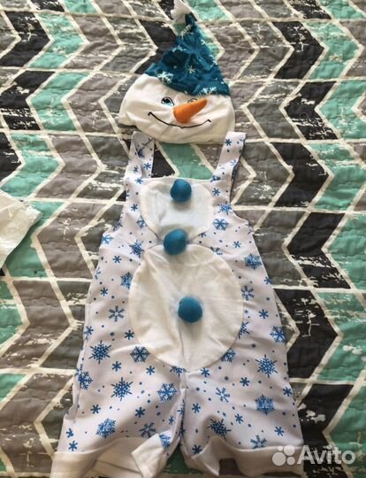 Костюм снеговика 3-6 лет 92-122