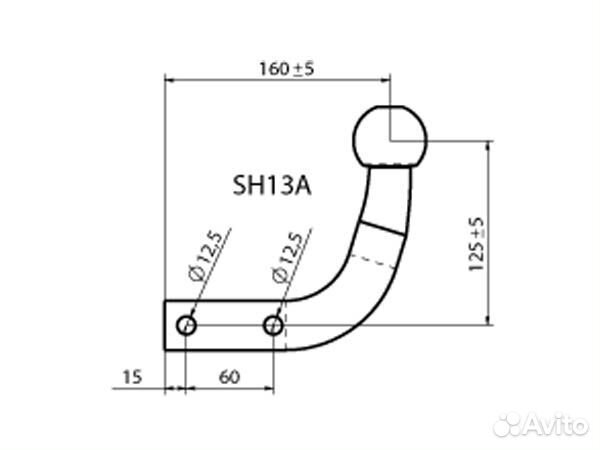 Шар тип A сталь черный