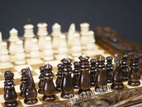 Шахматы 50 см из Дуба ручная работа