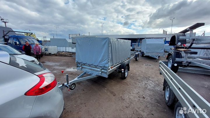 Автомобильный прицеп 04/022 с тентом 110 см