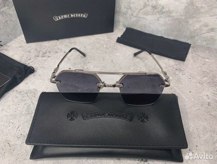 Очки Chrome hearts мyжскиe
