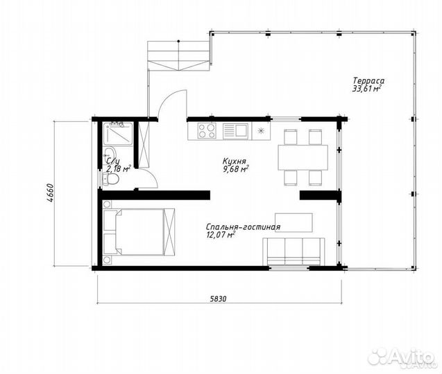 Модульный дом в современном стиле