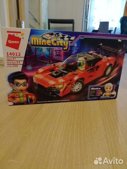 Новая конструктор машинка аналог лего