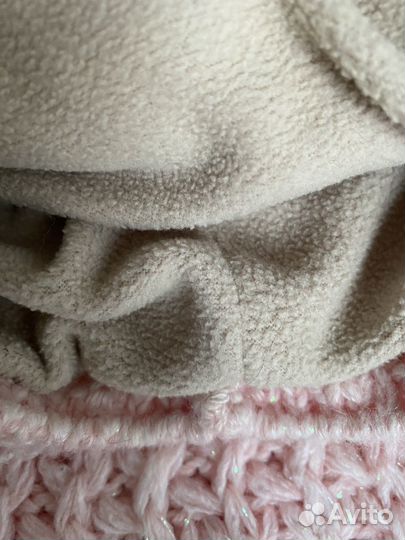 Комплект шапка и снуд женский