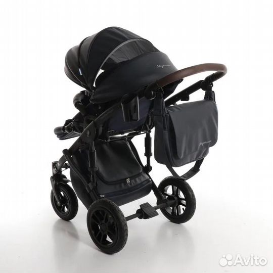 Коляска 2 в 1 эко кожа