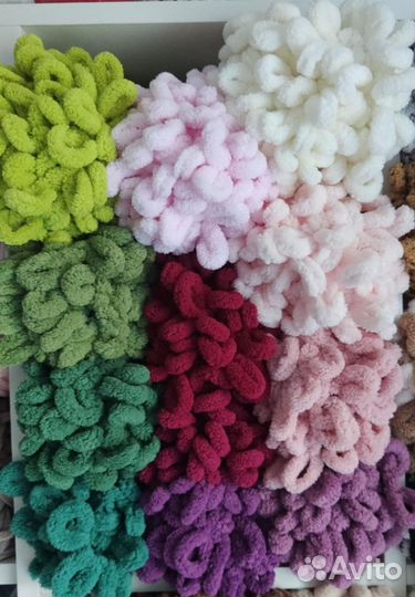 Пряжа плюшевая Ализе Пуффи Alize Puffy