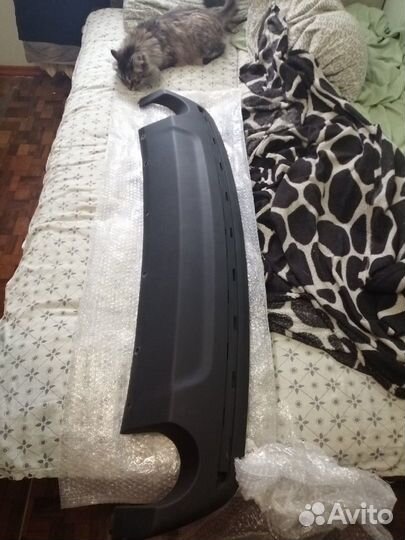 Накладка заднего бампера нижняя декоративная