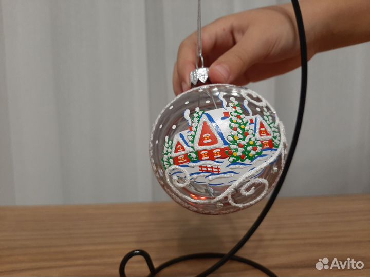 Елочные игрушки стекло