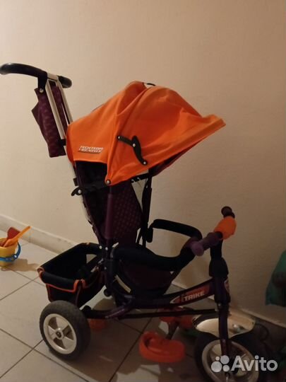 Велосипед с родительской ручкой