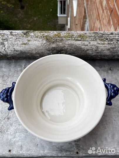 Гжель СССР конфетница винтаж