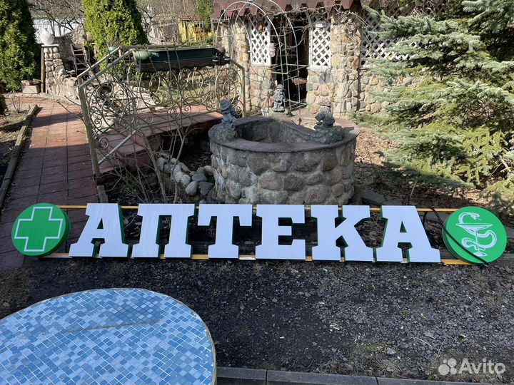 Вывеска Аптека