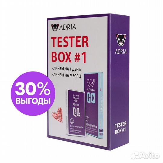 Adria Tester Box Пробный набор линз Адриа