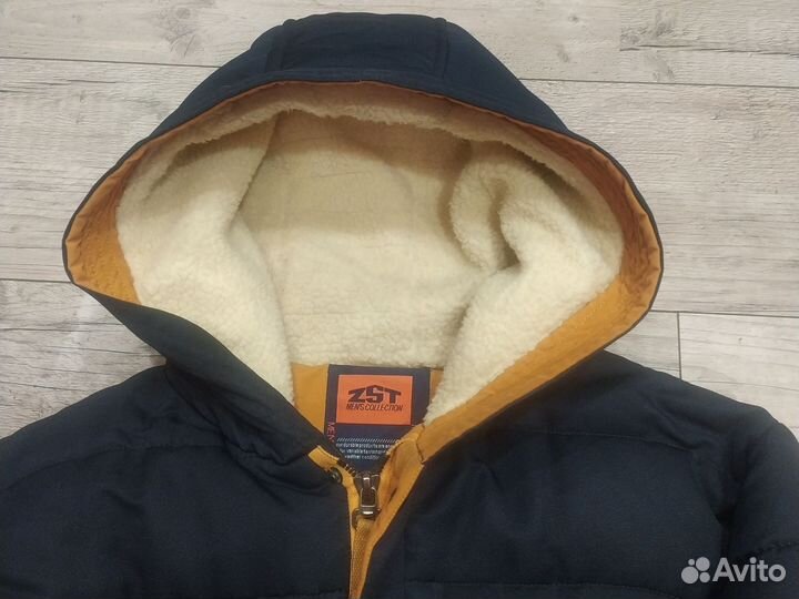 Пуховик зимний мужской удлиненный