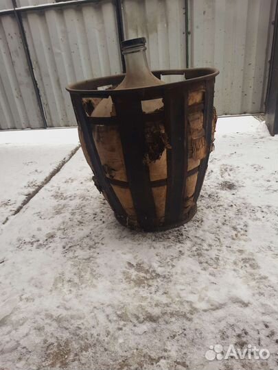 Бутыль стеклянная 50 литров