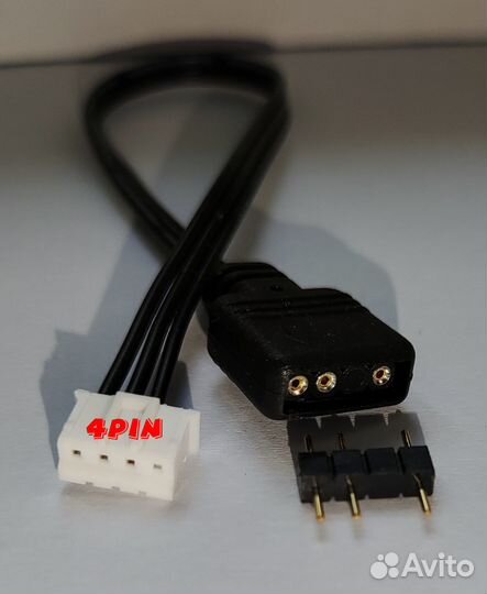 Переходник Кабель argb 3pin - 4pin