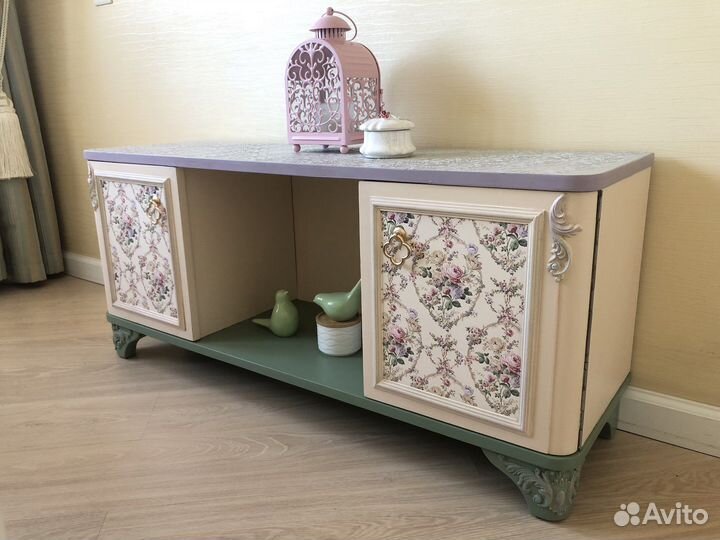 Ретро-тумба после редизайна. Винтажная тумба