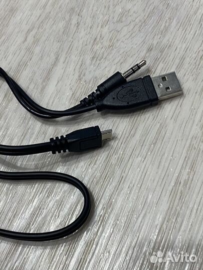 Кабель USB-AUX штекер 3.5 мм, USB Am и micro USB