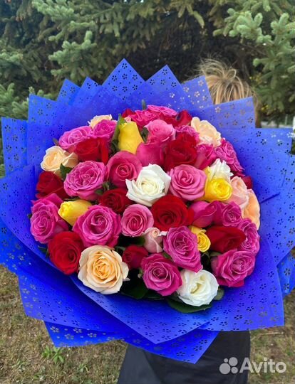 101 роза 51 Розы Букет из роз