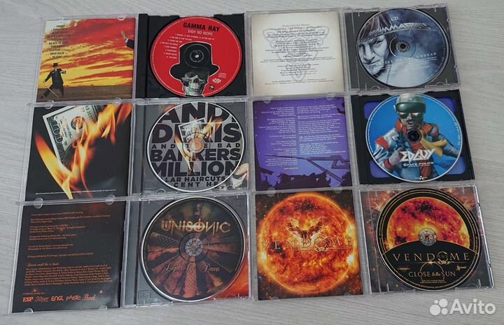 CD Malmsteen / Stratowarius / Gamma Ray / rage