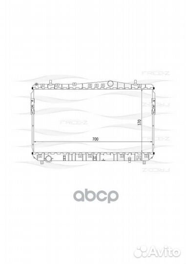 Радиатор chevrolet Lacetti/Nubira 05- RB-1015;96