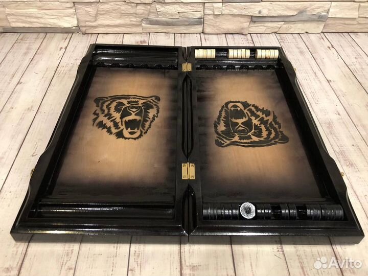 Нарды шахматы шашки 3 в 1 Танки, Охота, Блатные