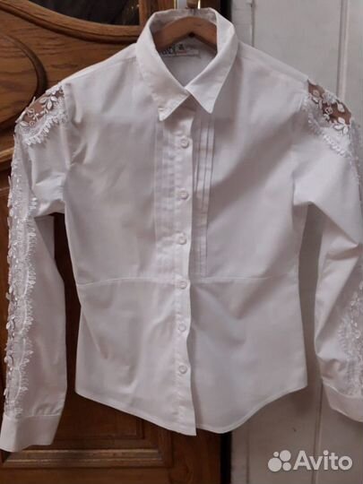 Блузка школьная для девочки.Турция.Рост 152