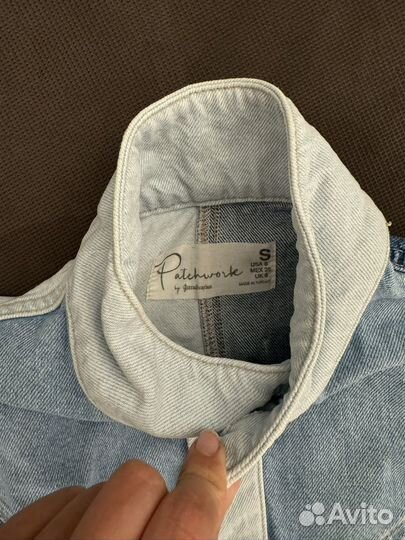 Джинсовое платье stradivarius размер s