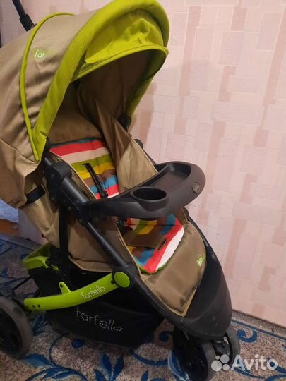 Коляска со столиком и чехлом на ножки farfello