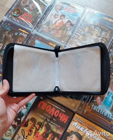 Диски двд DVD фильмы, Сумка для дисков