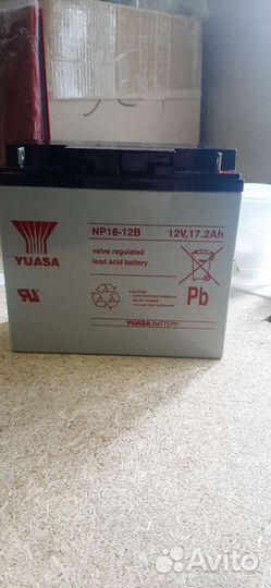 Аккумулятор для ибп Yuasa NP18-12 12В 17.2Ач