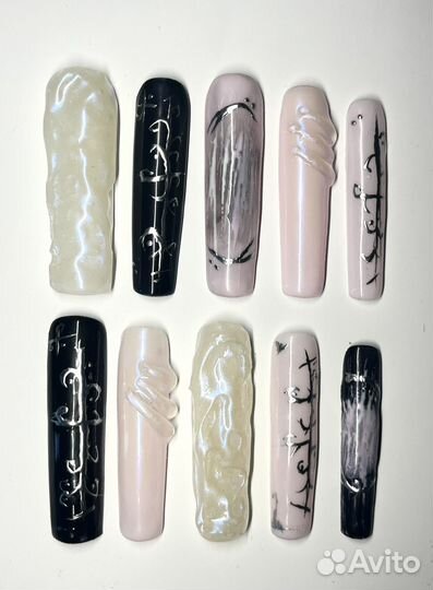 Накладные ногти на заказ любой сложности