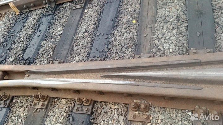 Стрелочный перевод 1/9 на деревянных шпалах б/у