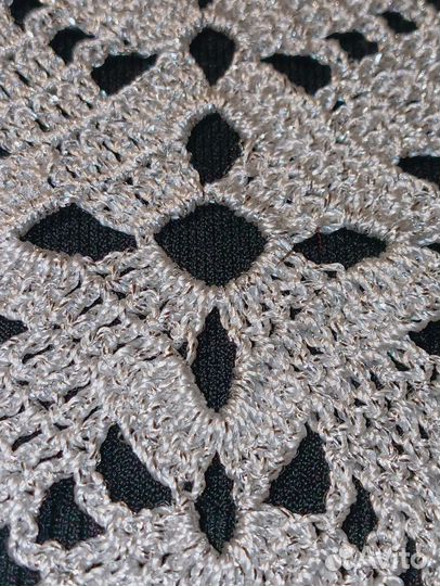 Салфетка Сердце серебряное