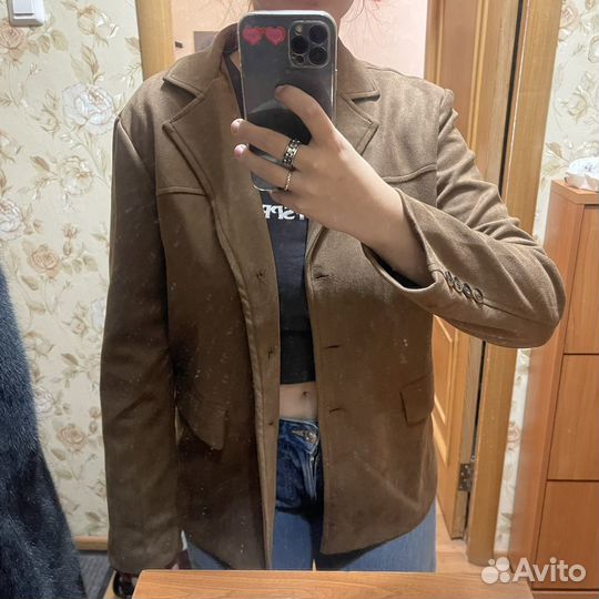 Замшевый пиджак