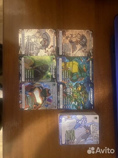 Карточки черепашки ниндзя и др